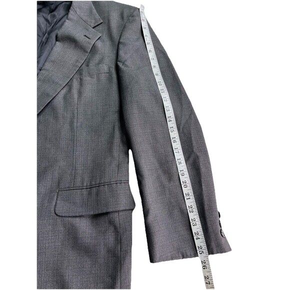 Vintage The Andover Shop 2pc Bespoke Suit Mens 44L 38x29 2-Button Made in USA - Picture 12 of 15